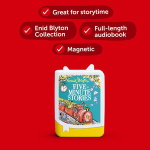 Child-friendly audio figure that plays stories when placed on the Toniebox