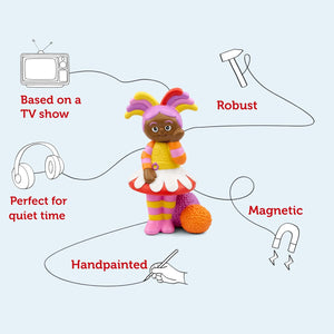Features of tonies in the night garden bedtime.