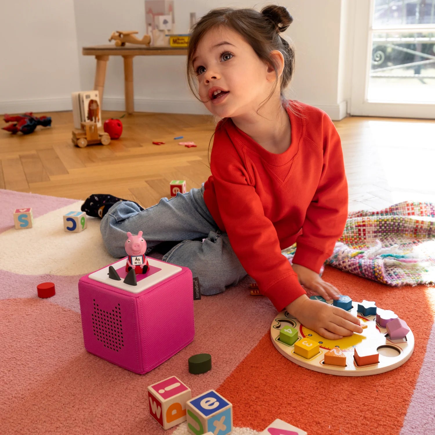 Kids learning toy featuring Peppa Pig focused on emotions, community, and body awareness