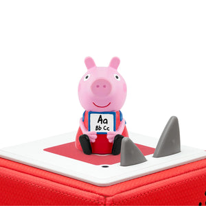 Peppa Pig Learn With Peppa Pig Tonie figure on a Toniebox speaker