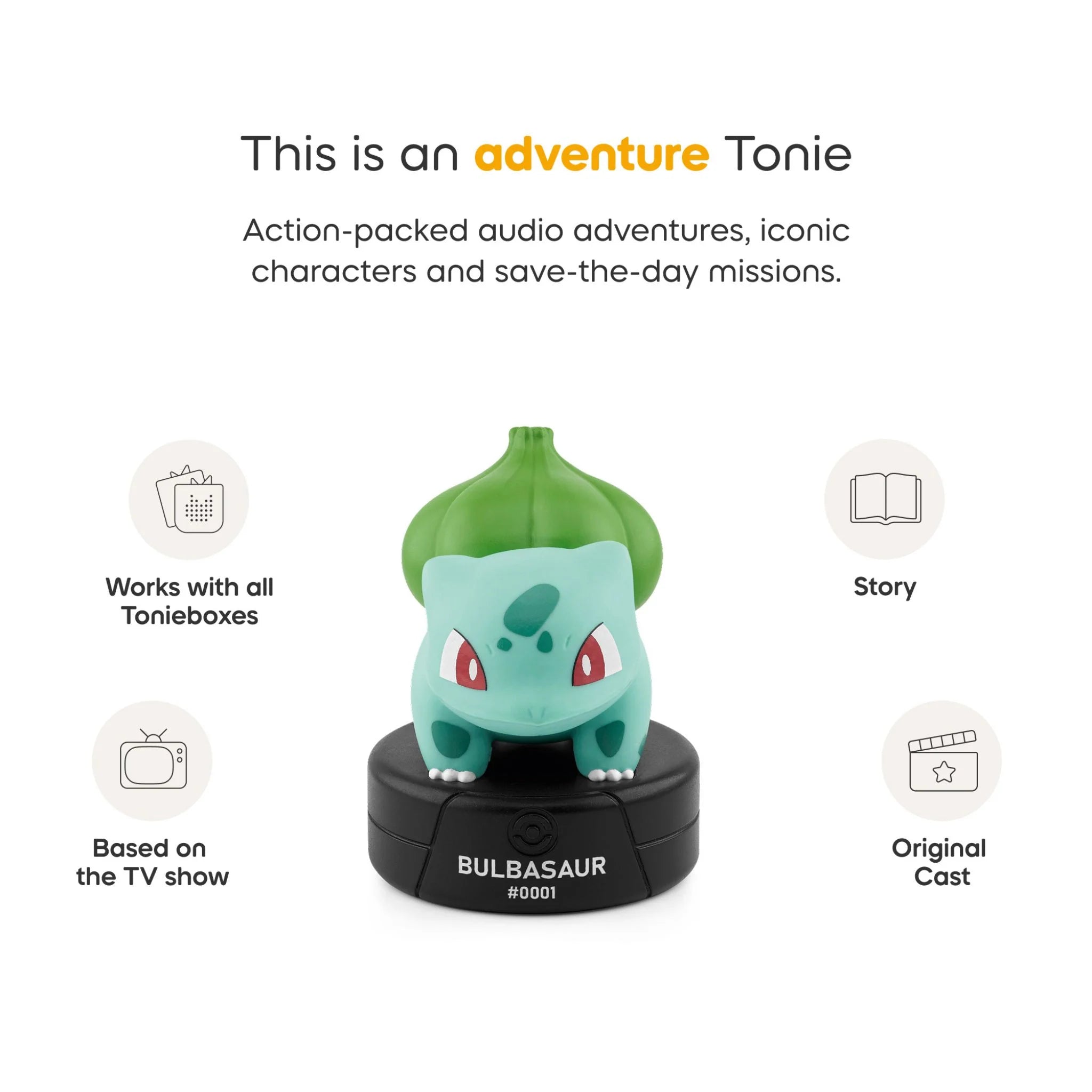 Tonies Pokemon Bulbasaur works with all toineboxes