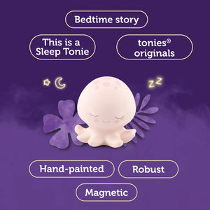 Soft pastel Sleepy Octopus Tonie figure for ages 3 and up