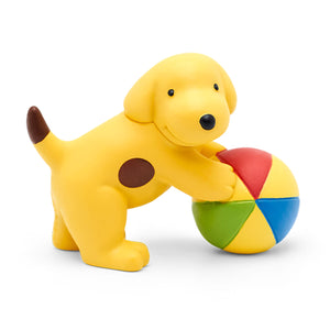 Tonies Spot's Fun with Friends - A small, hand-painted figure of Spot the dog, a yellow puppy with a brown spot on his side and a brown tip on his tail.