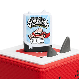 Smooth, rounded edges for safety, with a sturdy base that allows it to stand upright on the Toniebox