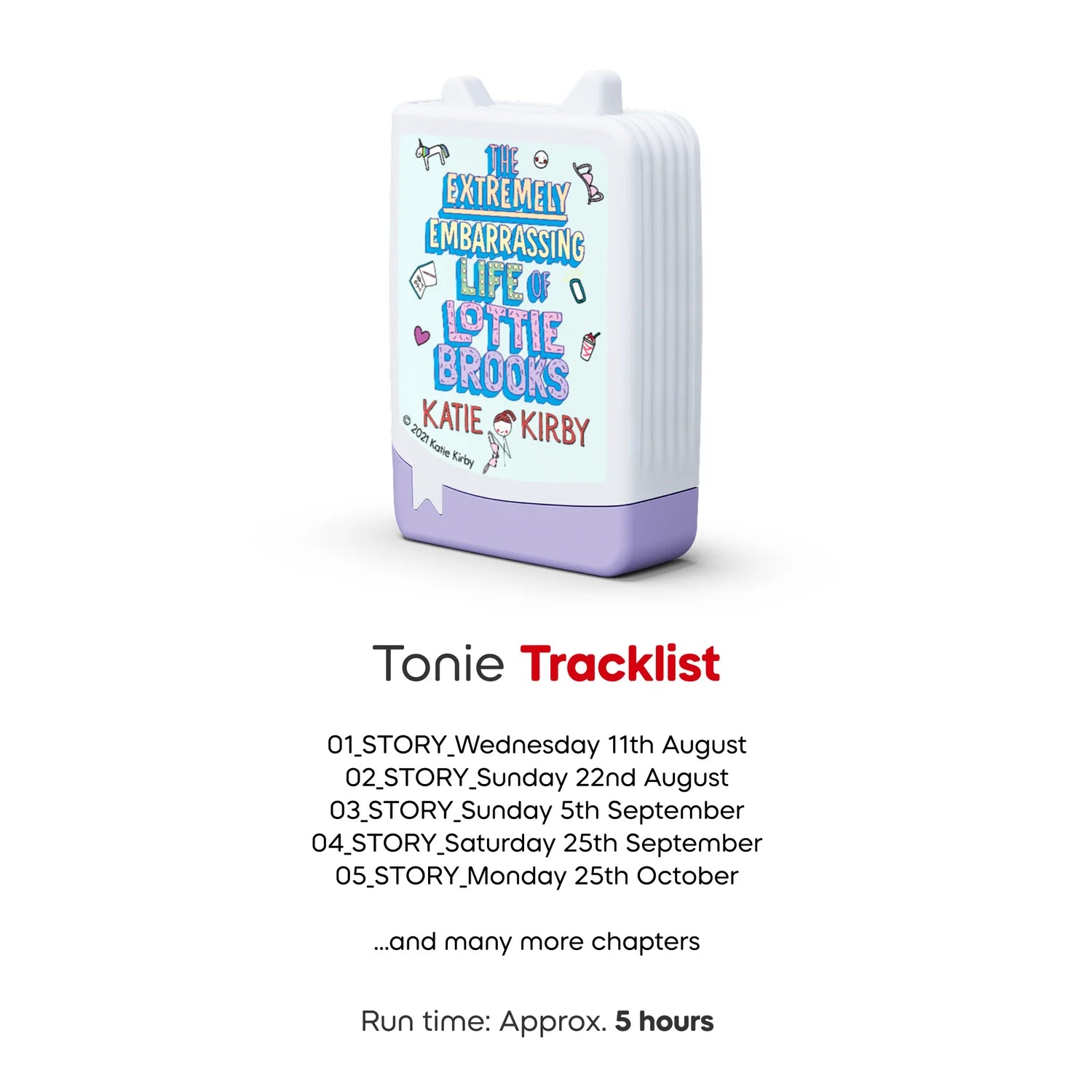 Tracklist of tonies the extremely embarrassing life of lottie brooks 