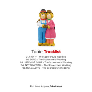 Tracklist of tonies the scarecrows wedding julia donaldson.