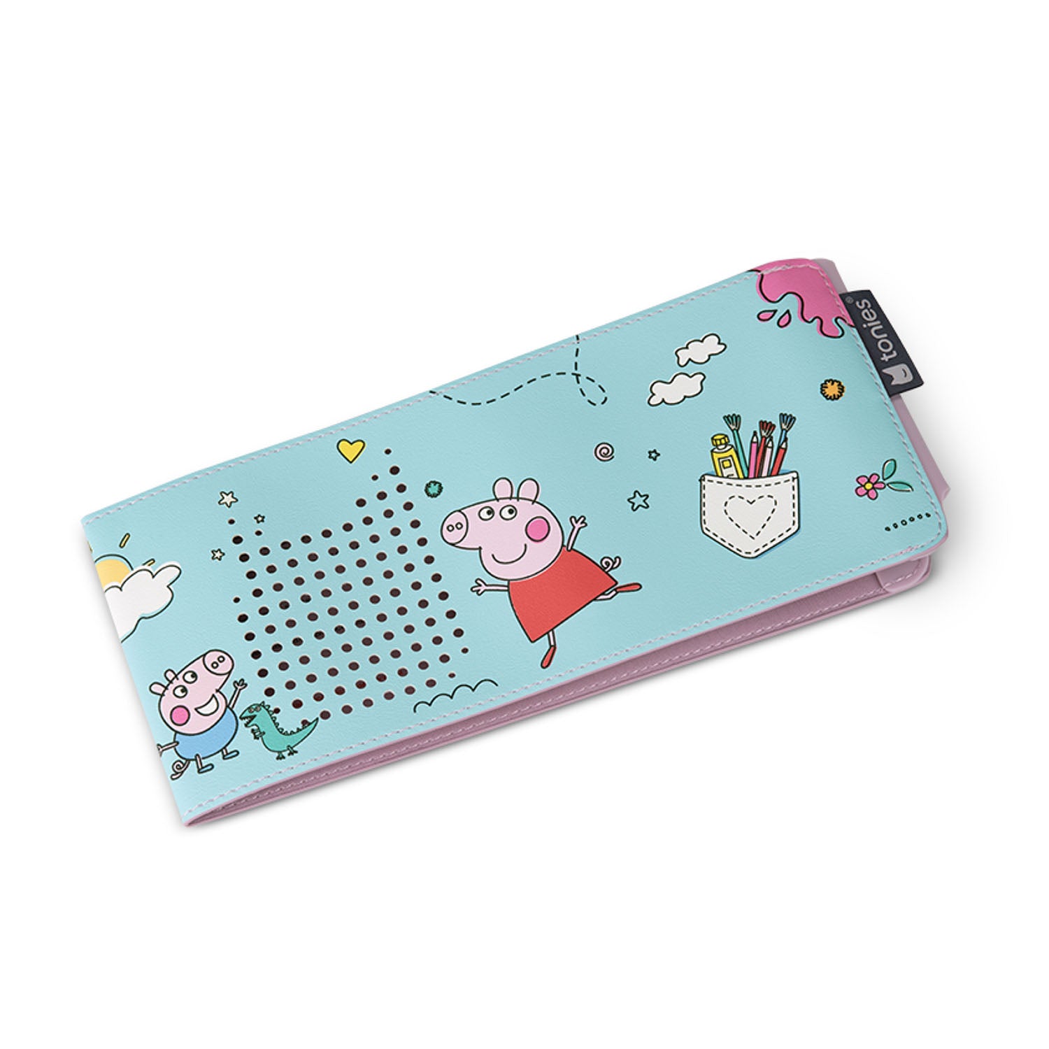 Tonies Toniebox 2 Sleeves in peppa pig design.