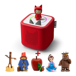 Toniesbox 2 mega bundle create your own 6 Tonies in sunset red