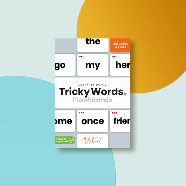 Tricky Words Flashcards - Reception & Year 1 - Happy Little Doers