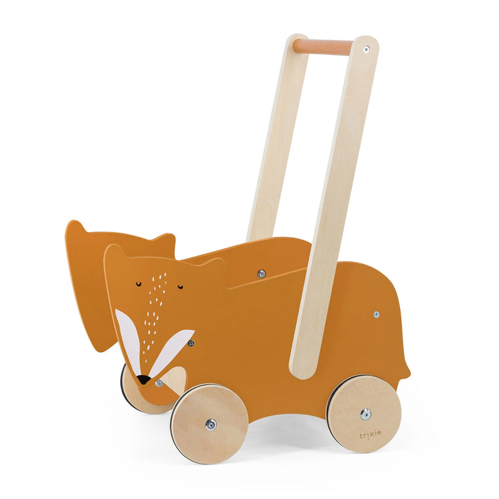 Trixie Wooden Push Along Cart - Mr.Fox