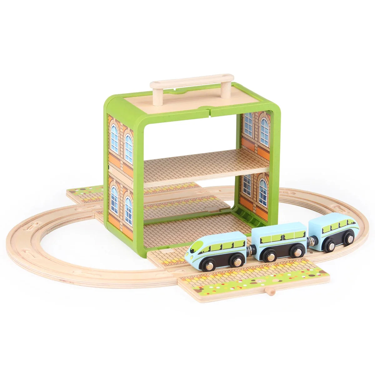 Wooden train boxset for kids age 3 years+