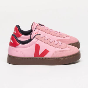 Veja Small Volley O.T. Leather - Guimauve Pekin Bark