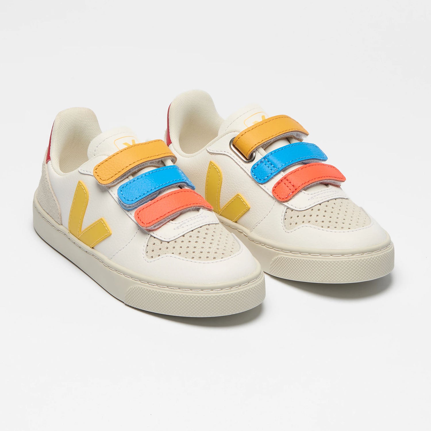 Veja V-10 leather white tonic sneaker for daily use.