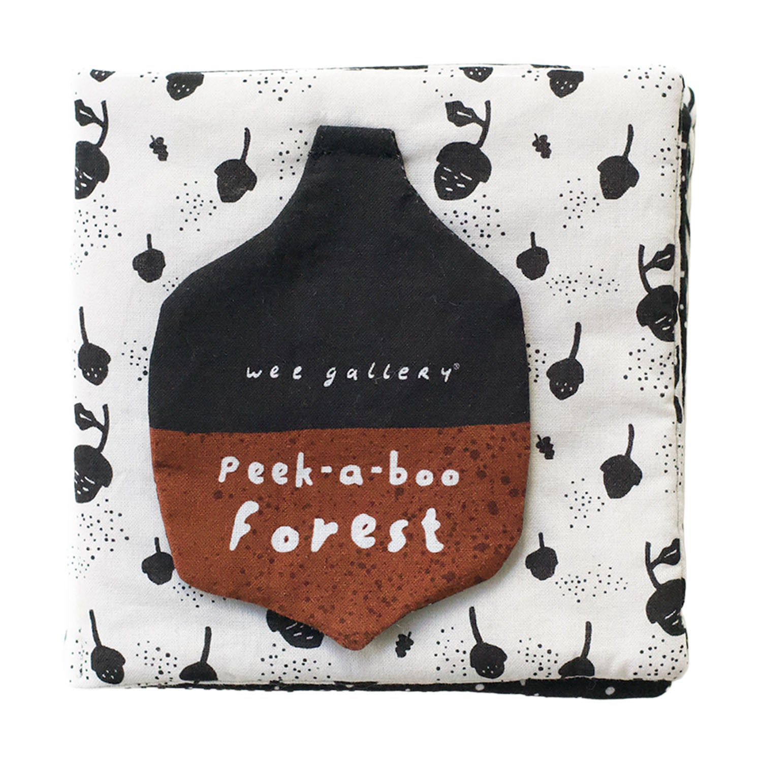 Wee Gallery Peekaboo Soft Book 6 Month+ Forest