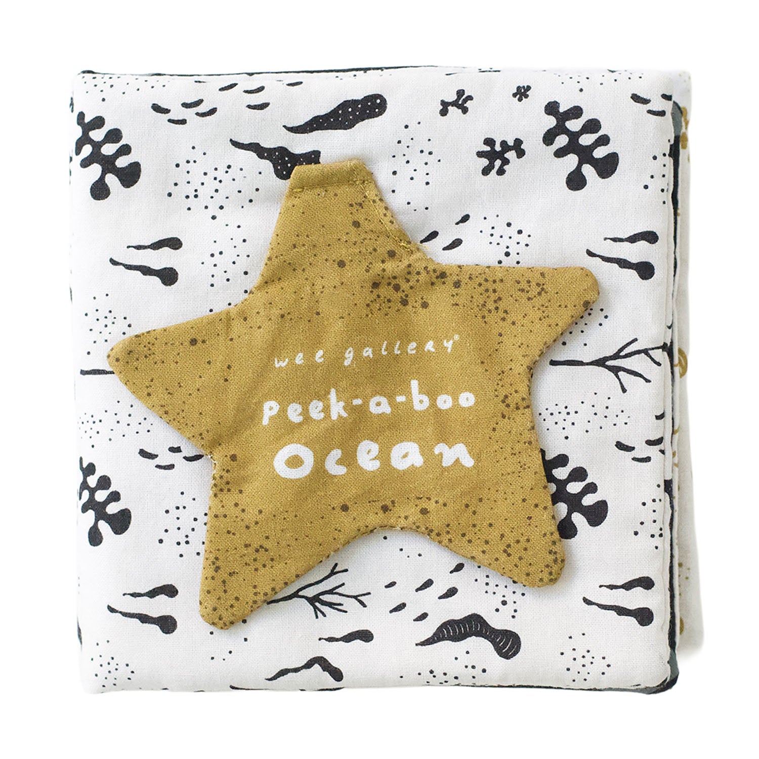 Wee Gallery Peekaboo Soft Book 6 Months+ Ocean 