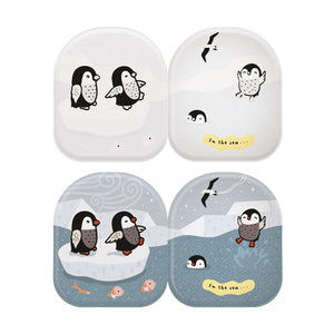 Waterproof sensory bath book with Antarctic animal friends