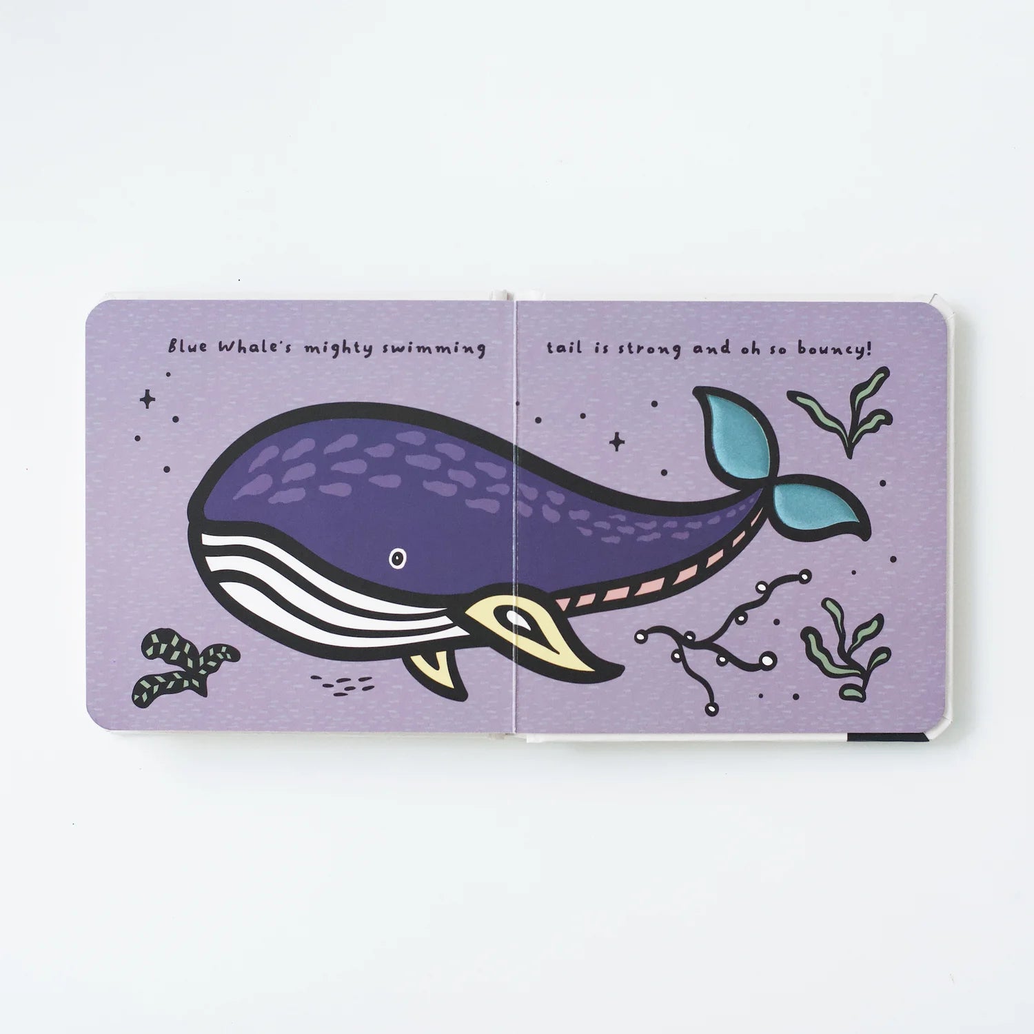 Sensory detail shot of textured tails designed for touch exploration in toddlers