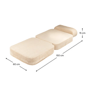 Measurement of the brown sugar flip chair without folding.