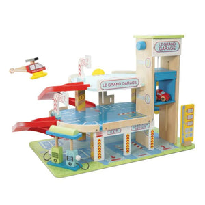 Wooden Garage Toy Le Toy Van