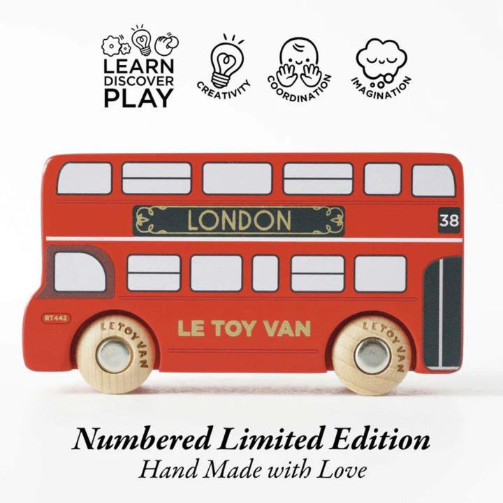 Wooden Toy Bus Le Toy Van