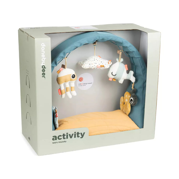 Done by Deer Activity Baby Gym With Play Mat - Sea Friends