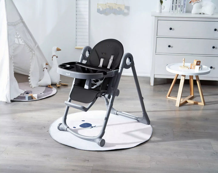 Elegant black baby chair for comfort