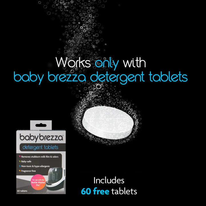 Receive 60 Free Detergent Tablets with Baby Brezza Advanced Bottle Washer
