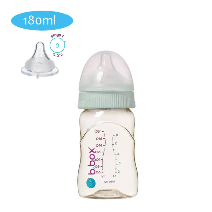 B.Box Baby Bottle PPSU 180ml - Sage