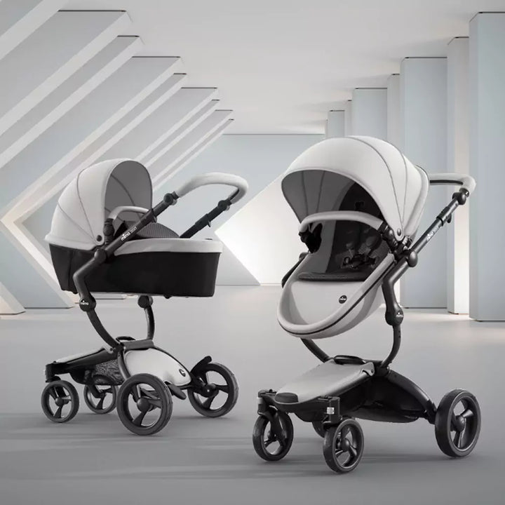 Mima Xari Complete Black Frame White Seat Pod Cushion Kit