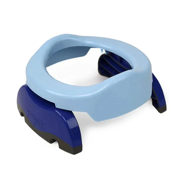Potette Plus 2-in-1 potty, folded and unfolded