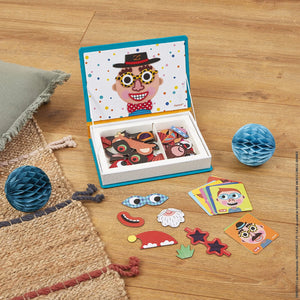 Janod Boy's Crazy Faces Magneti'Book