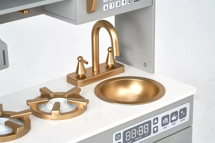 gold sink Country Play Kitchen