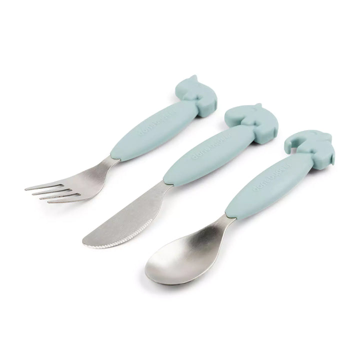 Blue Easy Grip Childrens Cutlery Set - Done by Deer