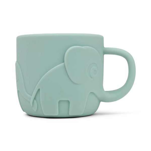 Done by Deer Peekaboo Children's Drinking Cup - Blue with Elephant Design