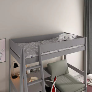 Spacious built-in corner desk for studying or working