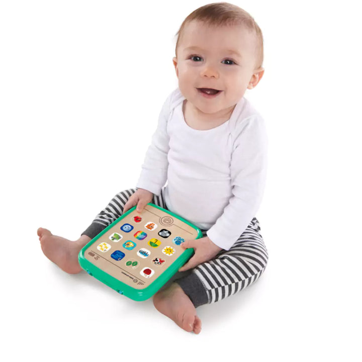 Baby with interactive tablet 