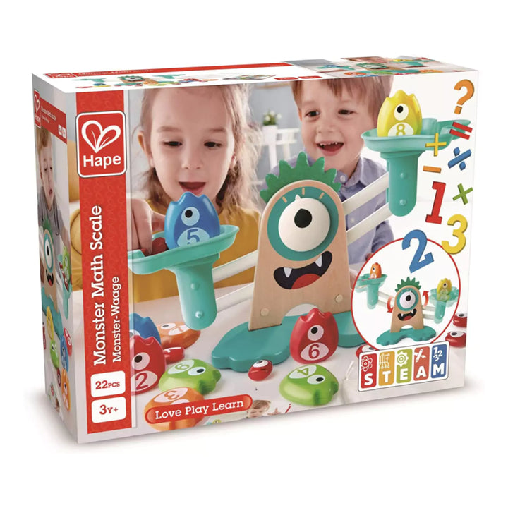 Hape Monster Math Scale Packaging