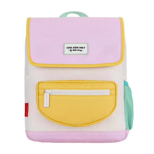 This Hello Hossy Stylish Backpack is made from recycled plastic bottles, promoting sustainability and kindness to the planet.