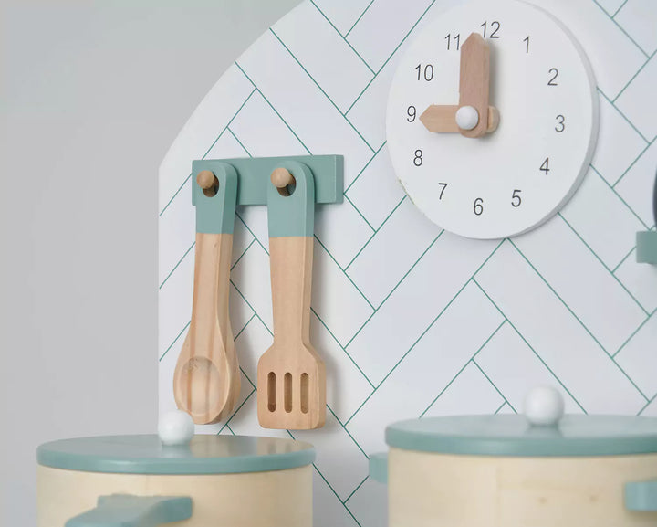 Wooden Toy Kitchen clock