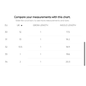 Liewood Size Guide 