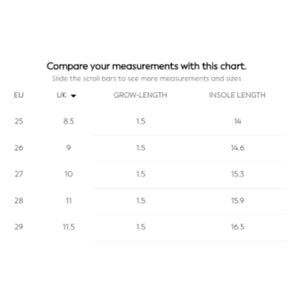 Liewood Size Guide 