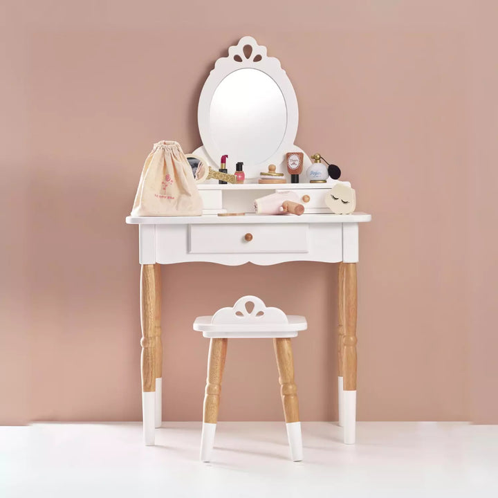Le Toy Van Vanity Table & Wooden Stool
