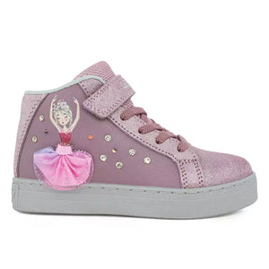 Lelli Kelly Millie Stelle Leather Trainer - Blush Pink