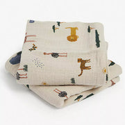 Liewood Lewis Muslin Cloth Organic Cotton (2 Pack) - Safari Sandy Mix