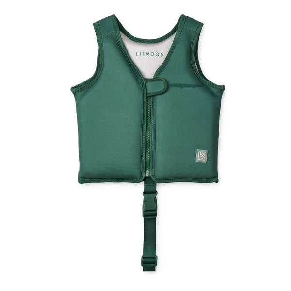 Liewood Dove Swim Vest: Ensure safe water adventures with this Garden Green swim vest for kids.