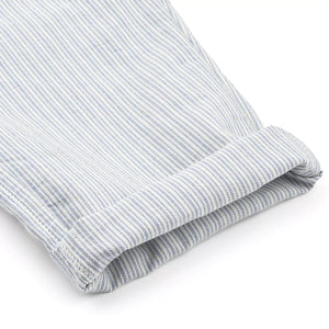 The Y/D Stripe Riverside pattern brings a playful touch to the classic design, making these pants a versatile wardrobe essential for spring and summer.