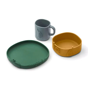 Liewood Kine Kids Tableware Set - Golden-Caramel
