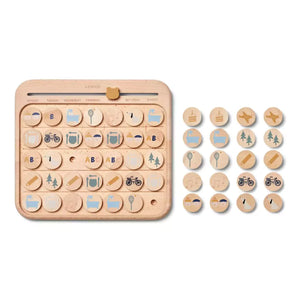 Liewood Tao Calender Activity Board - Faune Green Multi Mix