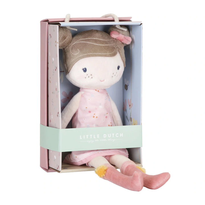 The Dutch doll is soft and plush, making it perfect for cuddles.