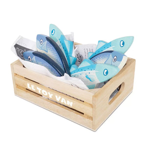 Market Fish Wooden Play Food Crate